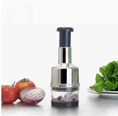 Manual Garlic Chopper Crusher - Handheld Vegetable & Herb Pressing Slicer for Kitchen Cooking Gadgets