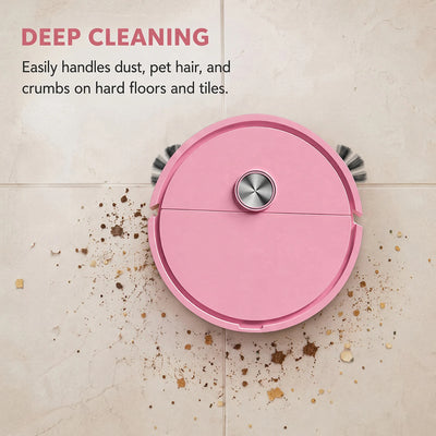 Mini Intelligent Cleaner Robot Automatic Obstacle Avoidance Smart Cleaning Machine Pet Hair Sweeping Tool For Hard Floor/ Carpet