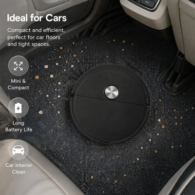 Mini Intelligent Cleaner Robot Automatic Obstacle Avoidance Smart Cleaning Machine Pet Hair Sweeping Tool For Hard Floor/ Carpet