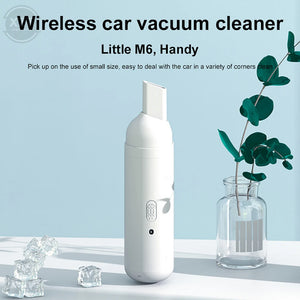 NEW Car Vacuum Cleaner Mini Cleaning Machine Strong Suction USB Handheld for Car Home Appliance Portable Wireless Cleaner