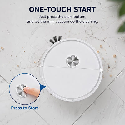Mini Intelligent Cleaner Robot Automatic Obstacle Avoidance Smart Cleaning Machine Pet Hair Sweeping Tool For Hard Floor/ Carpet